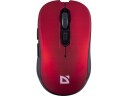 Defender Gassa Mm-105 Optical Clickless Silent 1600Dpi Red Mouse