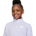 Nike Sportswear Club Half Zip Sweatshirt Barn Lilla 147 - 158