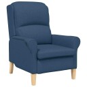  lenestol Blå 76 x 94 x 102 cm stoff