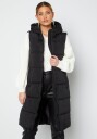 Pieces Bee New Long Puffer Vest