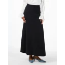 YAS Yasfonny Hw Ankle Knit Skirt Black XL