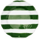 Pick A Poppy Stripe Sidetallerken 22 cm Grønn