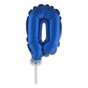Tallballong Mini Blå   Tallet 0