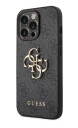 Guess 4G Big Metal Logo iPhone 14 Pro Max Hybrid-deksel Svart