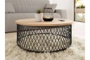 Egan Sofabord 75 cm - Svart/Beige