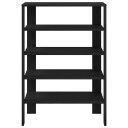  Skohylle svart 61x32x87,5 cm konstruert tre 8721158648839