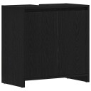 Vidaxl Baderomsskap svart eik 60x33x60 cm konstruert tre 862508