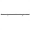 vidaXL Flytende hylle glass 90x10 cm 8 mm