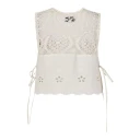 Lollys Laundry Portobelloll Top Sl   White   M
