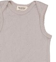 MarMar Body u/æ Ull Pointelle Bini Soft Dove MarMar 68 Body uten ermer Grå 62
