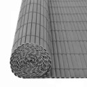 vidaXL Dobbelsidet hagegjerde 90x400 cm grå