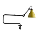 Lampe Gras N303 Vegglampe Matt Sort & Gul