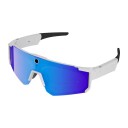 Colmi V06 AI Hvit Sportsbrille med Bl??tt Glass