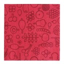 Iittala  Oiva Toikka Collection serviett 33x33 cm frutta rød