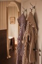 Lexington   Quinn Unisex morgenkåpe med hette i bomullsblanding   Rød