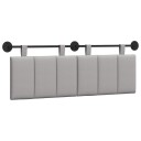  Hengende sengegavl Sky Grey Stoff