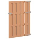 vidaXL Hageport 100 x 150 cm WPC og Aluminium Brun