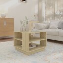 vidaXL Salongbord sonoma eik 55x55x43 cm sponplate