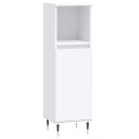 vidaXL Baderomsskap hvit 30x30x100 cm konstruert tre