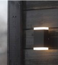 Dover vegglampe utendørs svart 24784