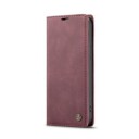 iPhone 12/12 Pro Caseme 013 Series Lommebok-deksel Vinrød