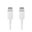Samsung USB C / USB C kabel EP DX310JWE   3A 1.8m   Bulk   Hvit