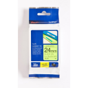 Brother TZEC51 Black on Yellow Roll (2.4cm x 5m)