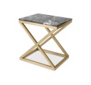 Criss Cross sidebord brushed brass