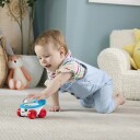 Fisher Price Corn Popper Vehicle Push Along Toy With Sounds For Baby & Toddler Blue