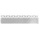 vidaXL Plenkanter 20 pcs sølv 103 x 0,05 x 22 cm Galvanisert Stål