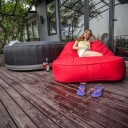 Satellite Twin Sofa Rising Sun Rød