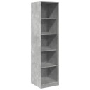  Garderobe betonggrå 50x50x200 cm sponplate