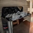 Harvia Badstuovn The Wall Black 8kW