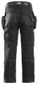 Snickers Workwear 7505 FlexiWork Arbeidsbukse for junior, svart 146, Klær