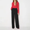 Elisabetta Franchi Dame Bukser Svart XL,