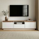 Domar TV benk 160 cm   Atlantic furu hvit