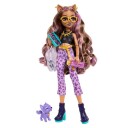 Monster High Dukke – med Tilbehør – Clawdeen Wolf og Crescent