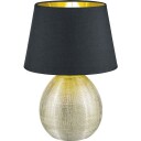 Trio Lighting Luxor bordlampe gull 35 cm