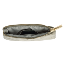 DARK Velvet Quilted Mini Pouch Milieu Green