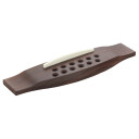 Grover B 3378 - Pin Style Guitar Bridge W/plastic Saddle, 12-String - Rosewood