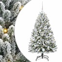  Kunstig juletre Grønn og hvit 120 cm PVC og metall