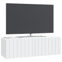  Vegghengt TV skap Hvit 98 x 31 x 30 cm Konstruert tre