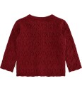 Hust and Claire Cardigan   Strikk   HCCilja   Teaberry m. Hulmøn   Hust and Claire   68   Cardigan   Rød   62