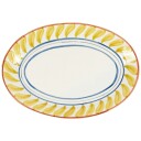 Pick A Poppy Swirl Serveringsfat 32 cm Gul