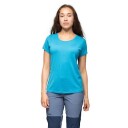Bergans Vaagaa Adventure Merino Tee Dame Husky Blue/Husky Blue Triangle M