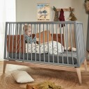Leander Stretchlaken 2-pack 60x115 Cool Grey