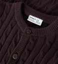 Name It Cardigan - Strikk - NmmRaffat - Chocolate Plum - Name It - 2 år (92) - Cardigan - Brun