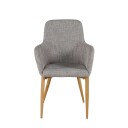Venture Design COMFORT spise stol Grå Textil/natur Grå