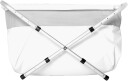 Bibabad Sammenleggbart Badekar Flexi 79x90cm Hvit/Sølv
