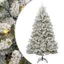  Kunstig juletre Grønn og hvit 240 cm PVC og metall